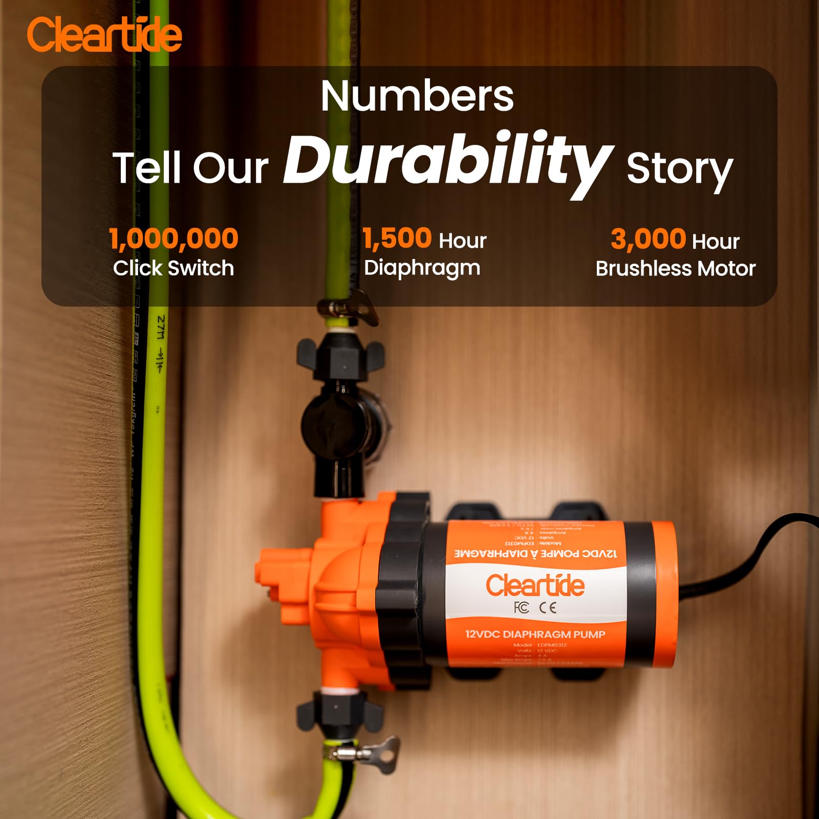 12V DC / 115V AC Diaphragm Water Pump