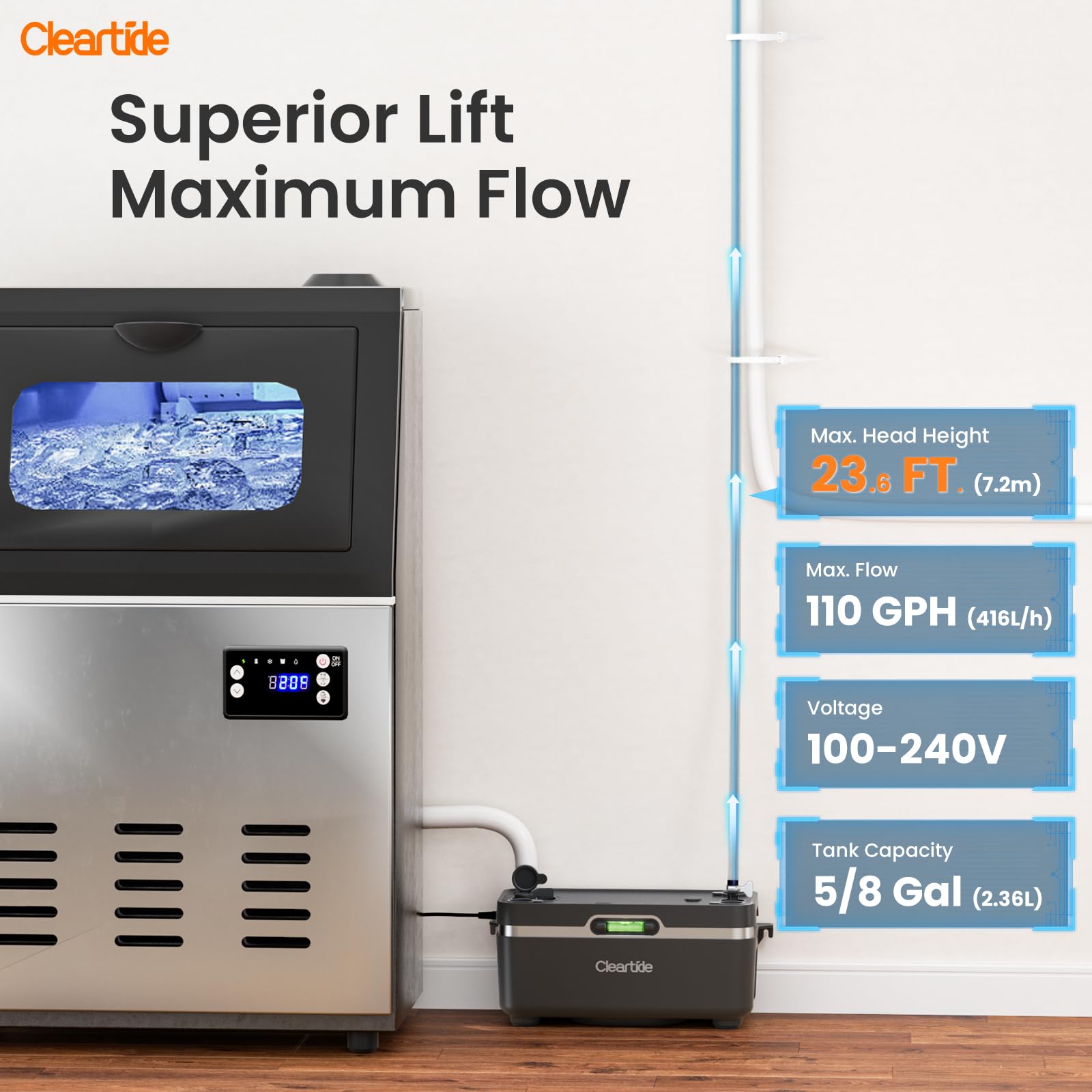 Ultra-Quiet Automatic Condensate Removal Pump