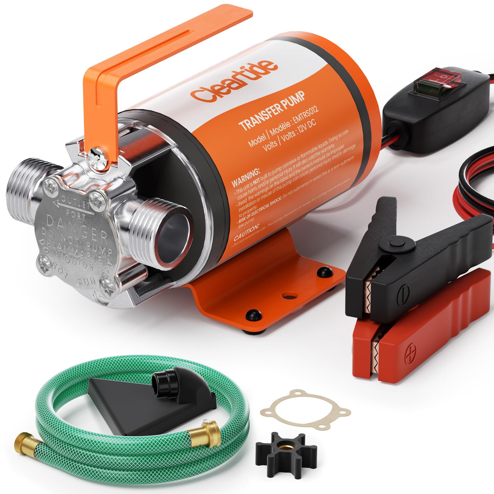 12V DC / 115V AC Mini Portable Transfer Pump