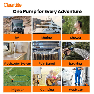 12V DC / 115V AC Diaphragm Water Pump