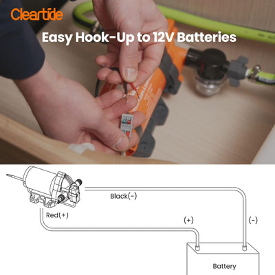 12V DC / 115V AC Diaphragm Water Pump