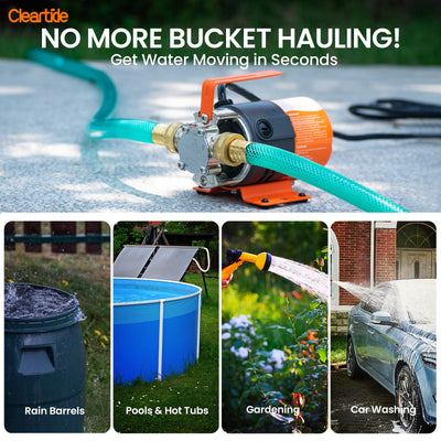 12V DC / 115V AC Mini Portable Transfer Pump