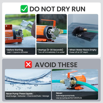 12V DC / 115V AC Mini Portable Transfer Pump