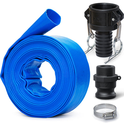 Pool Backwash Drain Hose with Camlock Fittings