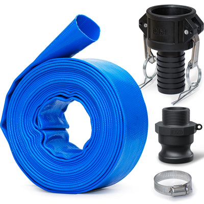 Pool Backwash Drain Hose with Camlock Fittings